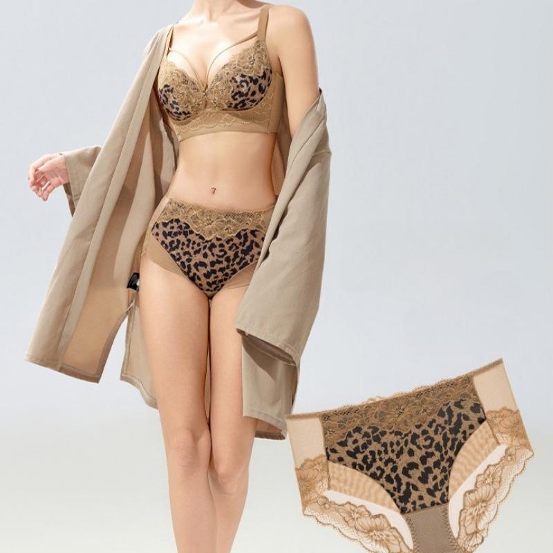 Sexy Kontrasterende Blonder Brystjusterings-BH-sett for Liten Byste Samlet Middelstykke Kopper Sideforhold Brystkontroll