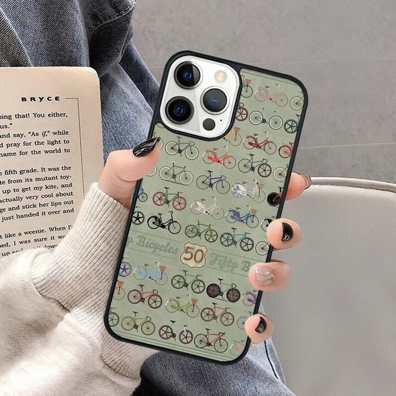 Fahrrad Rennrad Handyhülle für iPhone 17 Air 16 16e 15 Plus für Apple 13 11 12 14 Pro Max Hülle coque Schale