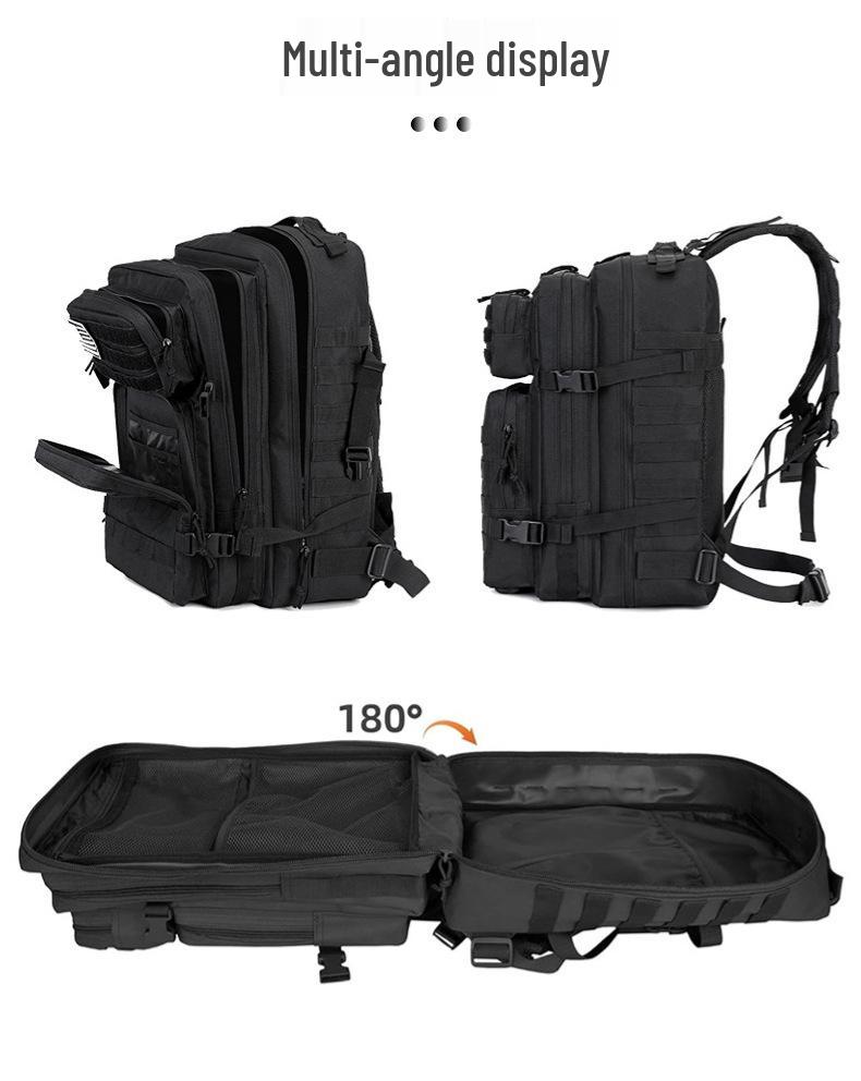 Taktischer 3P Rucksack mit großer Kapazität für Outdoor, Militär, Bergsteigen, Radfahren, Sport und Camping