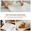 New 500Pcs Oil-absorbing Kitchen Oil-proof Wax Paper Fries Fried Chicken Oil-absorbing Paper Bread Bake Separating Pad Paper