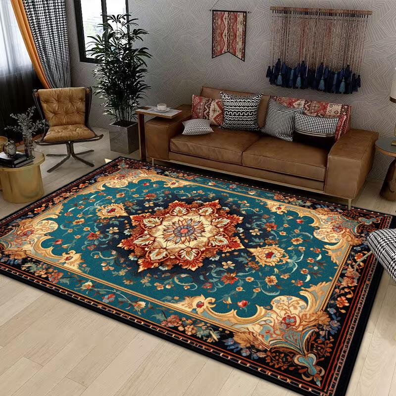 Retro Persia Carpets for Living Room Large Area Rugs Home Decor Hallway Boho Carpet Moroccan Bedroom Beside Floor Mat Luxury