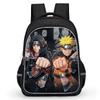 NARUTO Anime Youth Mochila Everyday Backpack,With Adjustable Sling Strap & Front Pocket,Lightweight & Durable,for Boys & Girls Age 5-11