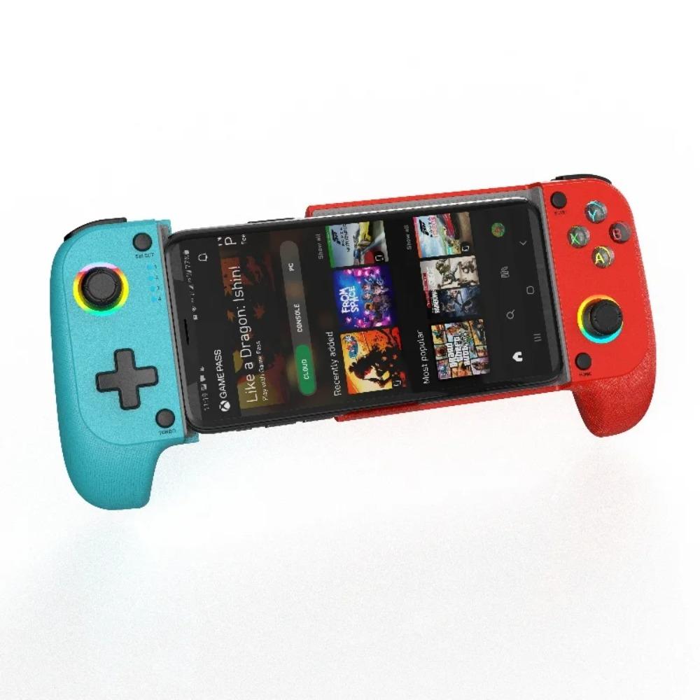 Wireless Gaming Controller Compatible with Switch, Android, IOS, Extendable Controller with Hall Joystick, Vibration