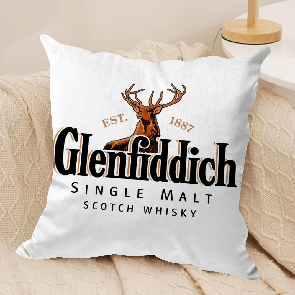 The G-Glenfiddichs Custom Cushion Cover Silky Short Plush Double-Sided Printed Pillow Case For Sofa All Seasons Home Decor Gift