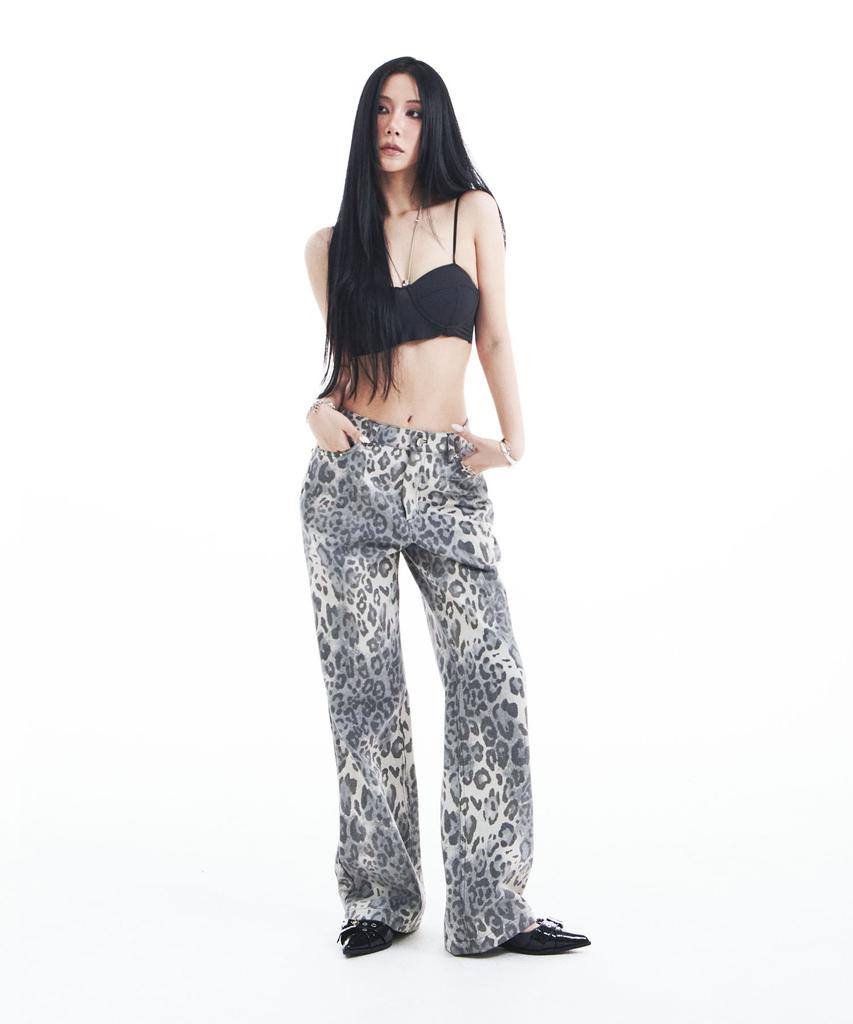 SIDERA Pattern Wide Pants [Leopard]