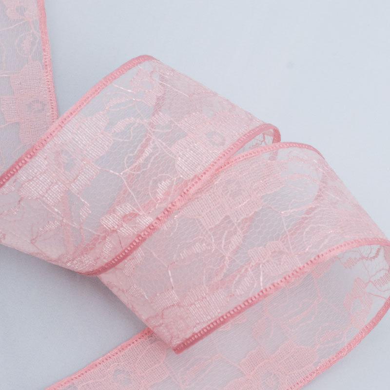 

Елегантна мереживна подвійна стрічка. Порожниста квіткова стрічка. Бант ручної роботи. Аксесуари для волосся. Гумки для волосся. 3.8cm*9m