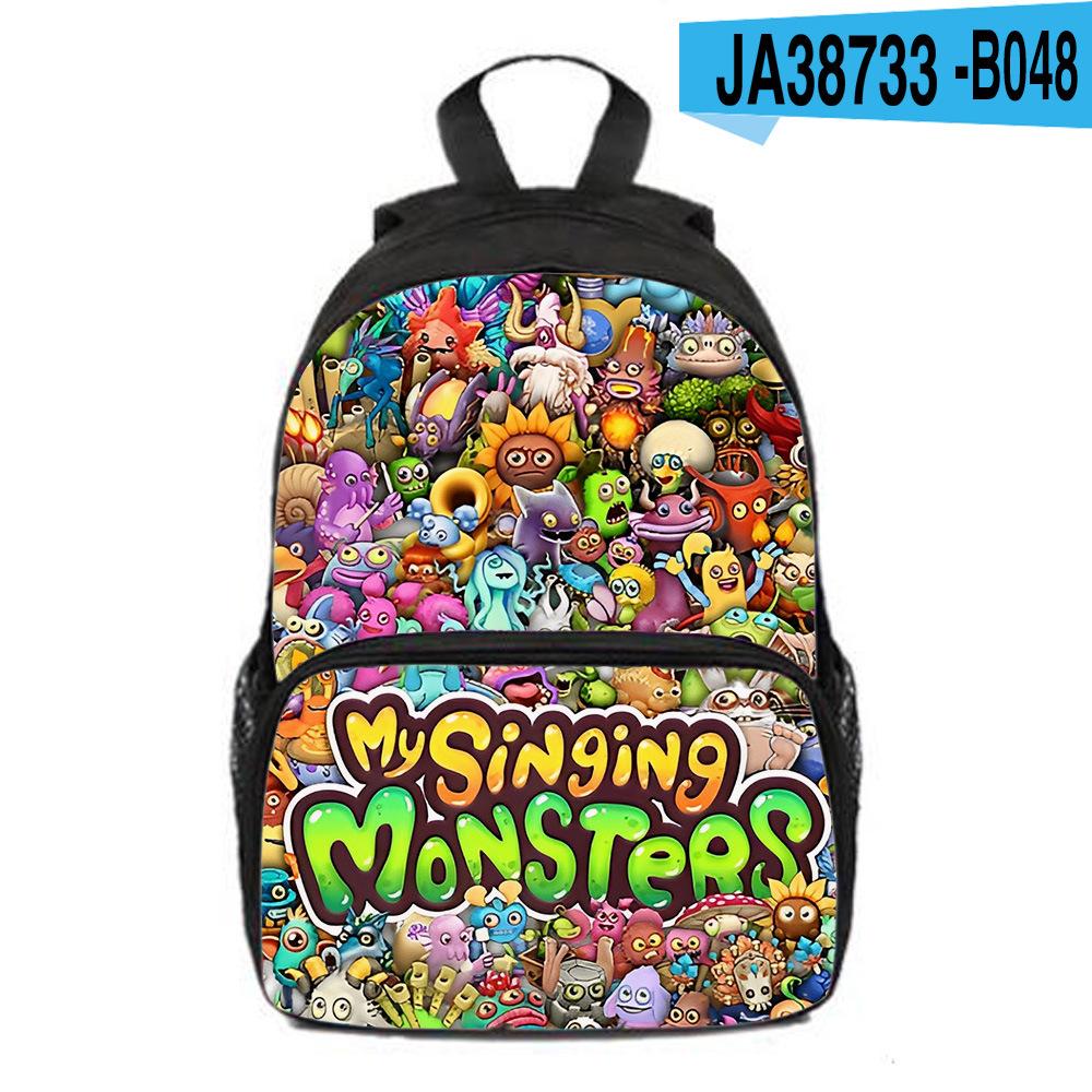 Zaino per Bambini Scuola Primaria e Materna Nuovo My Singing Monsters Concerto dei Mostri Zaino, Zaino Regalo