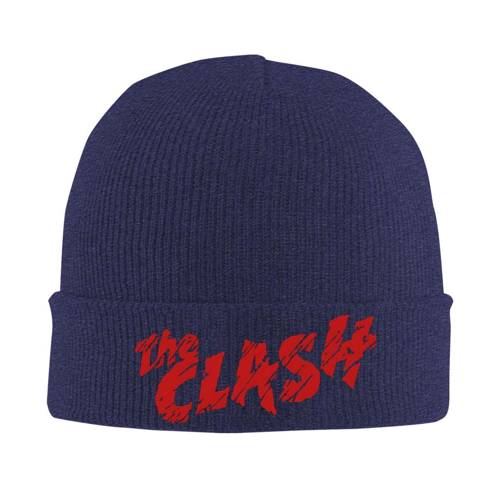 Unisex Cuff Beanie The Clash Rock Band Logo Merch Warm Knitted Caps  Bonnet Hats