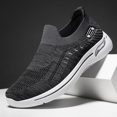 Schuhe Herren Frühling Neue Herrenschuhe Lässige Herren Fliegenstrick Laufschuhe Stoffschuhe Atmungsaktive Paarsneaker Herren