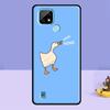 Funny Cartoon Duck Case For Realme 13 10 11 12 14 Pro Plus C75 C67 C61 C55 C53 C51 C35 C21Y C25S GT 7 Pro 6 6T