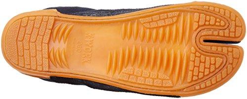 K-WORK K-Guard Indigo-Dyed Tabi Socks, 7-Ply Kohashe with Toe Cap, KGA7-AI-260, Men's, Indigo, Size 25.5