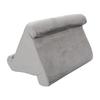 Tablet Pillow Stand Triangular Soft Comfortable Angled Viewing Tablet Reading Pillow Gray