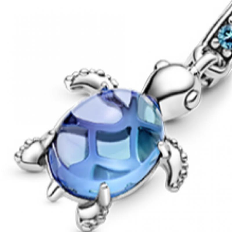 Pandora Murano Glass Sea Turtle Dangle Charm  798939c01