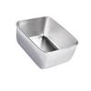 304 Stainless Steel Tray Dish Plate Rectangle Food Storage Container for Fruit Vegetables
