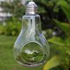 Plant Glass Bulb Shape Hydroponic Container Terrarium Retro Country Flower Pot Home Decoration