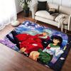 Animel-Inuyasha Floor Mat Cozy Flannel Soft Thick Non-Slip Mat For Living Room Bedroom Kitchen Decor Rugs