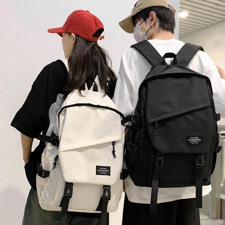 Schoolbag Computer Backpack Men's and Women's Simple Versatile Large Capacity Leisure Travel Backpack Junior High School Student School Bag