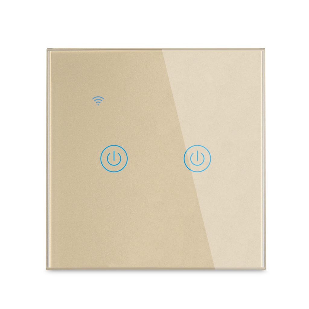 Smart WiFi Wall Timer Light Switch - Alexa/Google Compatible, RF/APP/Touch Control