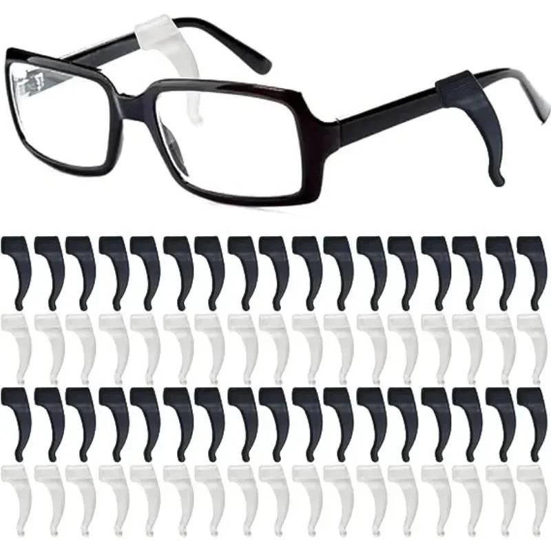 Wholesale Silicone Anti-slip Ear Hooks Glasses Leg Ear Sleeve Bracket Fastener Clear Grips Eyewear Holder Eyeglasses Accessories