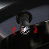 Fashion Car Tire Valve Caps with Car Badge Keyring Keychain Set For Buick Enclave Regal Lacrosse Encore Excelle Envision Car Accessories