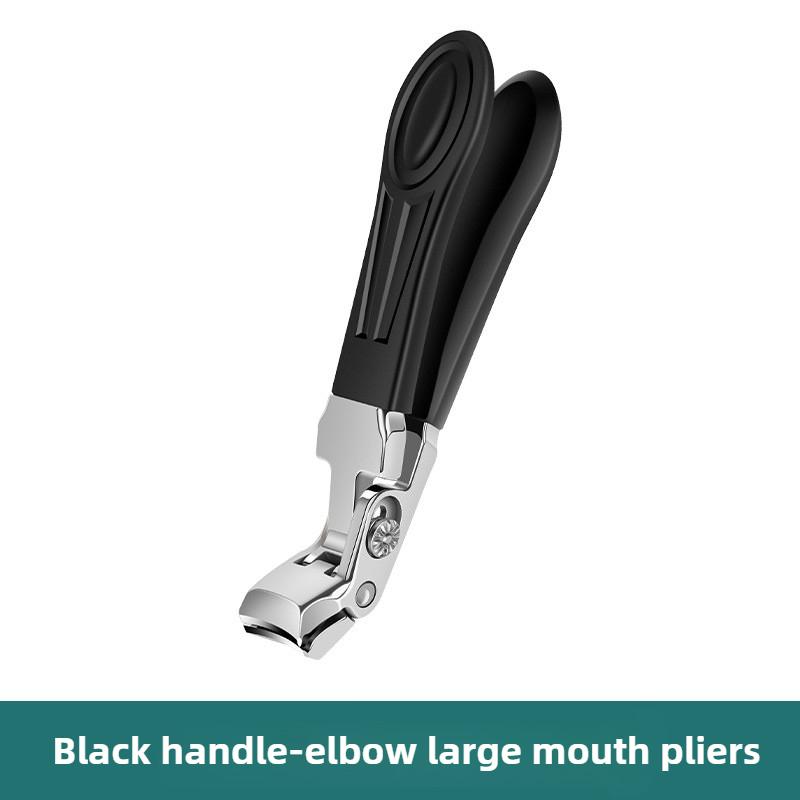 High Quality Nail Clippers Long Handle Black Grip Available Manicure Fingernail Cutter Thick Hard Toenail Scissors Tool New