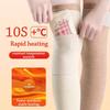 Verdickte Winter-Knieschoner mit Tasche Beinlinge Verlängerte Warme Knieschutzhülle Unisex