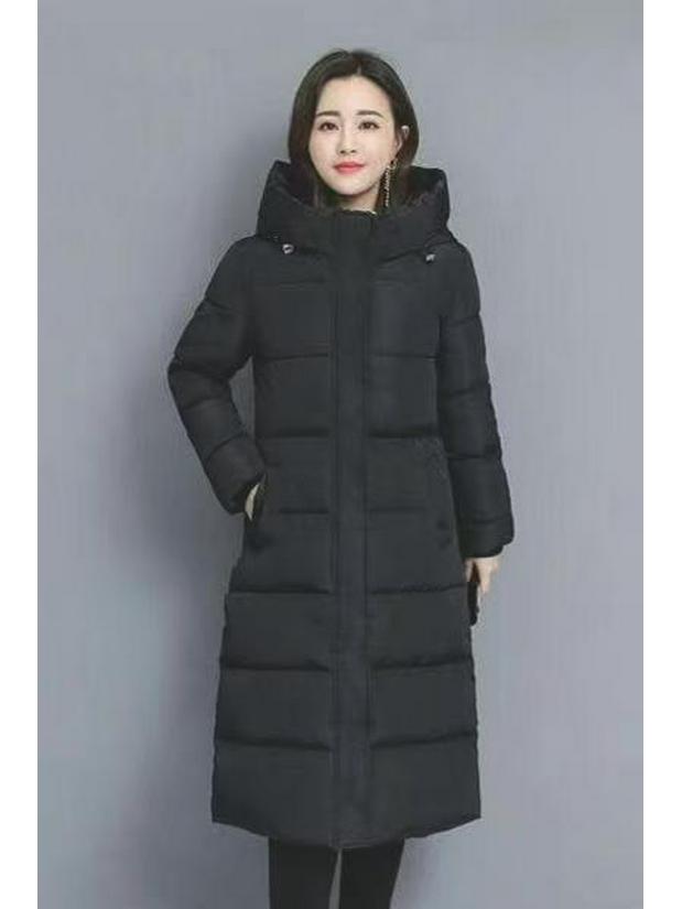 Women's Mid-Length Winter Cotton Jacket - Plus Size, Thickened, Trendy, Padded Coat