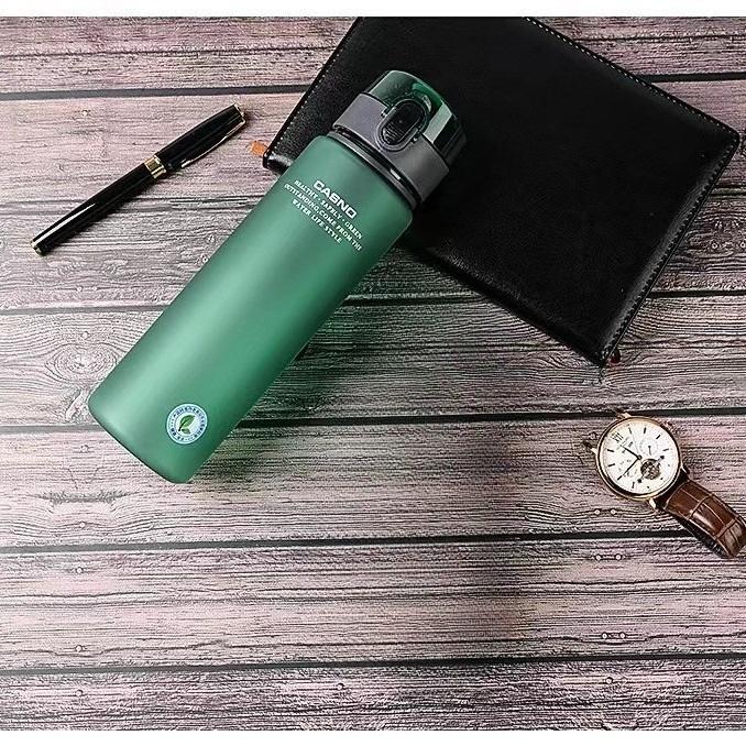 

Casino student cup easy sports water cup simple direct drink matte cup outdoor elastic cover large capacity portable cup 400ml зелёный