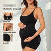 New Women's One-piece Yoga Outfit with Removable Chest Pads, Breathable, Casual, High-waisted, One-piece Maternity Wear