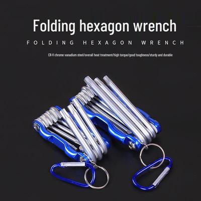 Folding Hex, Metric, and Torx Wrench & Screwdriver Set