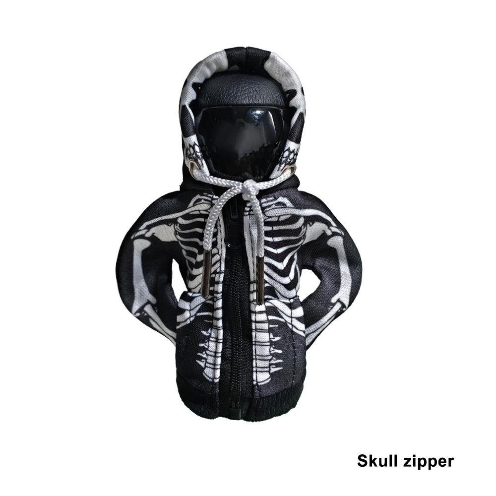 Halloween Skull Gear Shift Hoodie & Knob Cover Set
