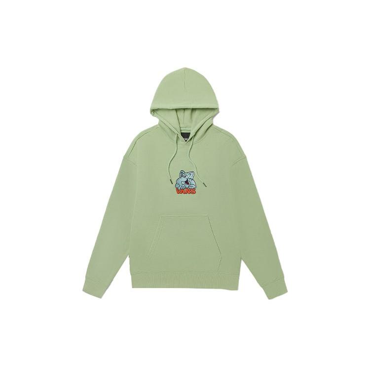 Vans Cartoon Pattern Loose Pullover Couple Style Green Men s VN0A5H9CYSJ S