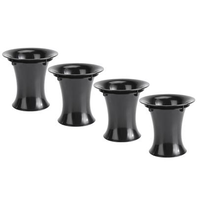 4 pezzi 76mm apertura 90mm altezza altoparlante tubo di inversione adatto per altoparlanti da 4-8 pollici
