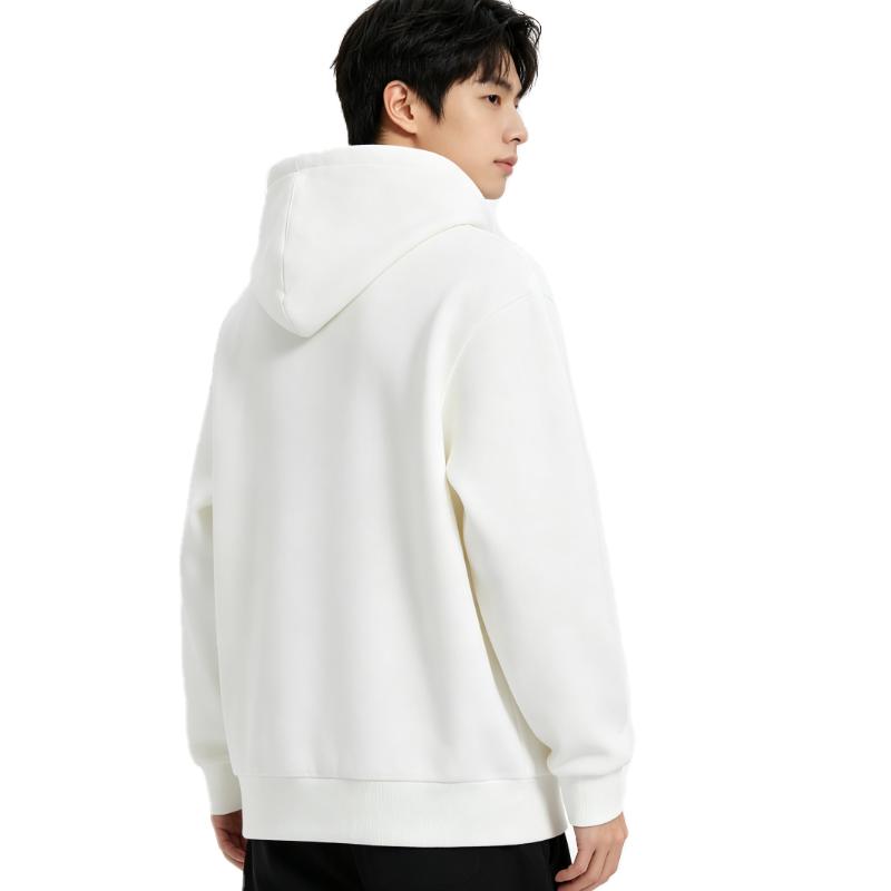Li-Ning Sweatshirts Men's White Hooded (Non-detachable) Moderate Other