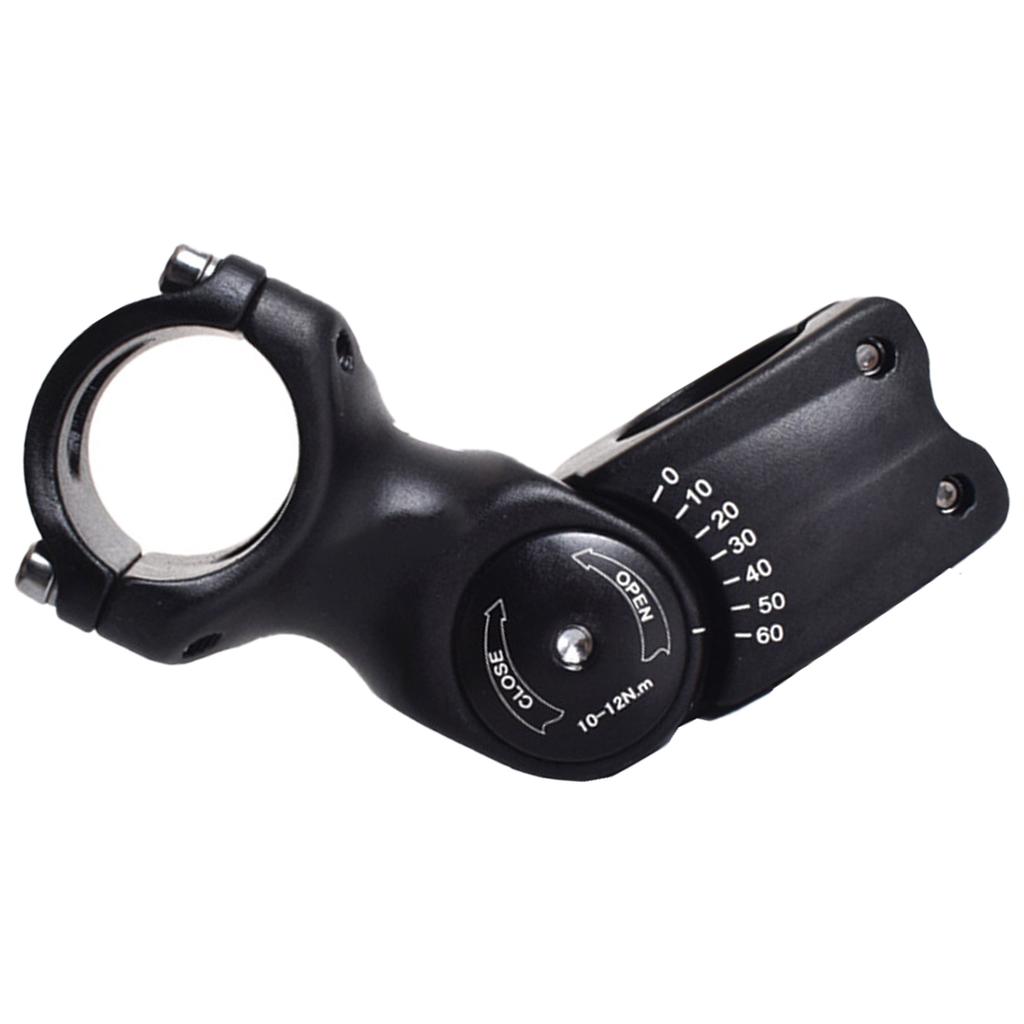 Adjustable Bike Handlebar Stem Aluminium Alloy Bike Stem Handlebar Risers Extension Adapter for Road Mountain Bike