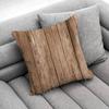 Natürliche Holzbaumstruktur Kissenbezug für 55x55cm 40x40cm 45x45cm 50x50cm 30x30cm Quadratischer Büro-Kissenbezug