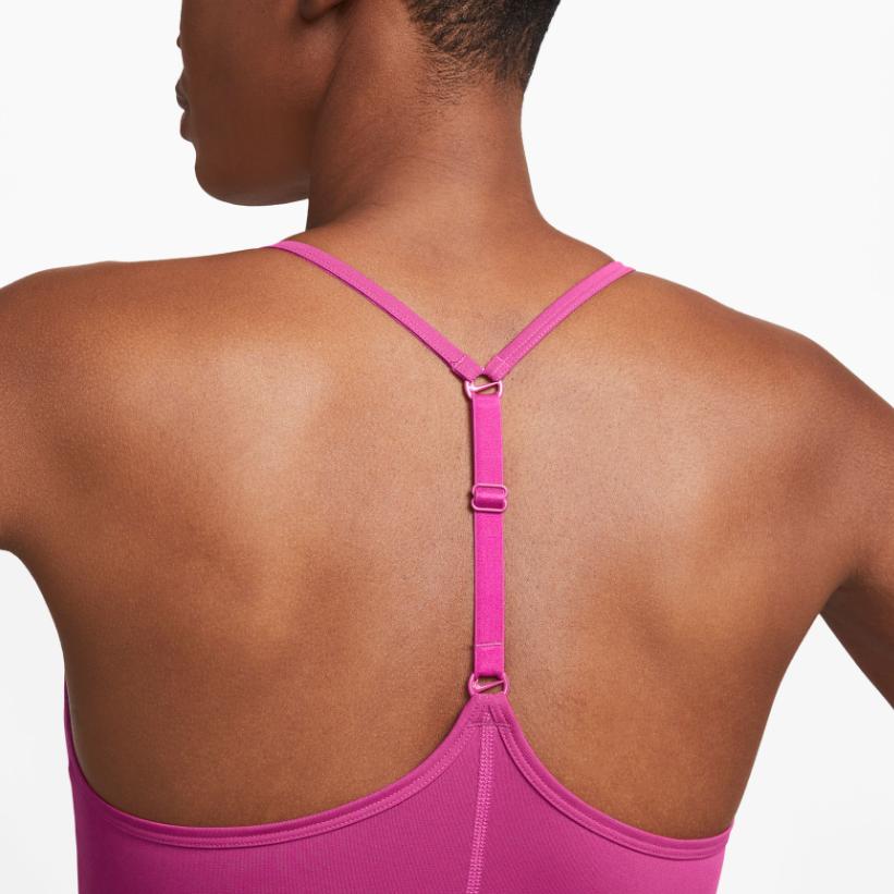 Nike Dri-Fit One Miękki Wygodny Wszechstronny Top Bez Rękawów Damskie Topy Fireberry DD4941-615