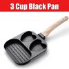 Nonstick Omelette Skillet Egg Frying Pan Heart-Shaped Healthy Breakfast Pancake Hamburger Bacon Pan with Heat-Resistant Handle