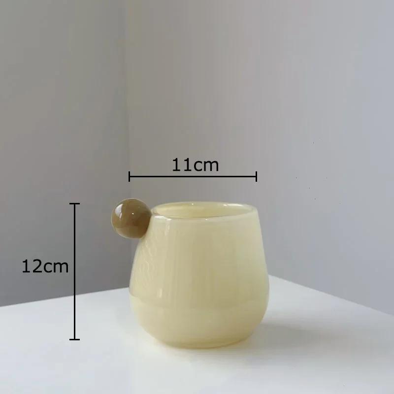 Colored Stone Shaped Glass Vase Creative Flower Pots Desk Decoration Flower Arrangement Floral Vases Room Aesthetic Decor