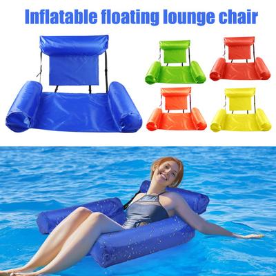 Sedia Galleggiante Gonfiabile per Piscina, Galleggianti Robusti per Adulti, Sedie Galleggianti per Lounge sull'Acqua, Galleggianti Gonfiabili per Divertimento Estivo Festa Lago Spiaggia