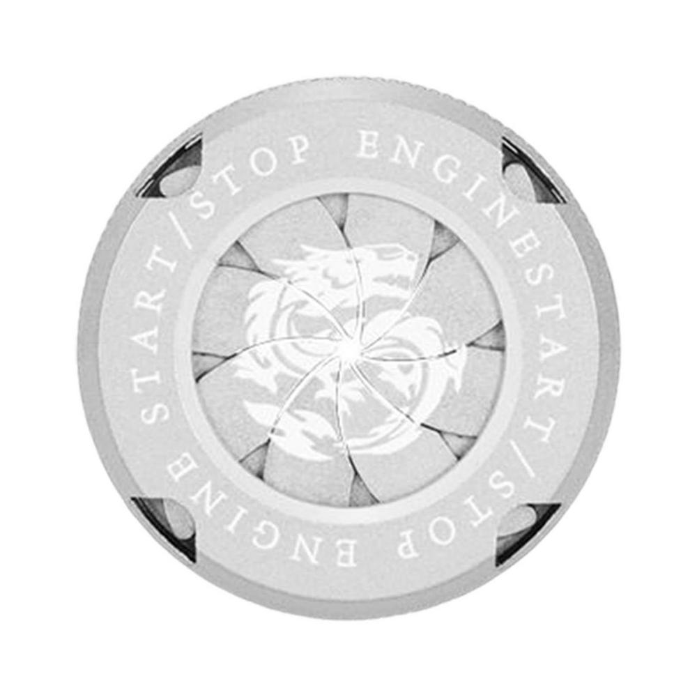 Engine Start Stop Button Cover Alloy Ignition Switch Protection Caps One-key Start Rotating Protective Automobile Decoration