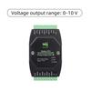 Industrial 8-Channel Analog Output Module 12-bit DA Converter DC 7-36V Wide Voltage Isolation Modbus RTU Current/Voltage
