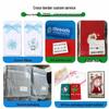 Pure Cotton Christmas Embroidery Towel Set for Kitchen or Hand Use - Custom Logo Available, Ideal for Holiday Gifts