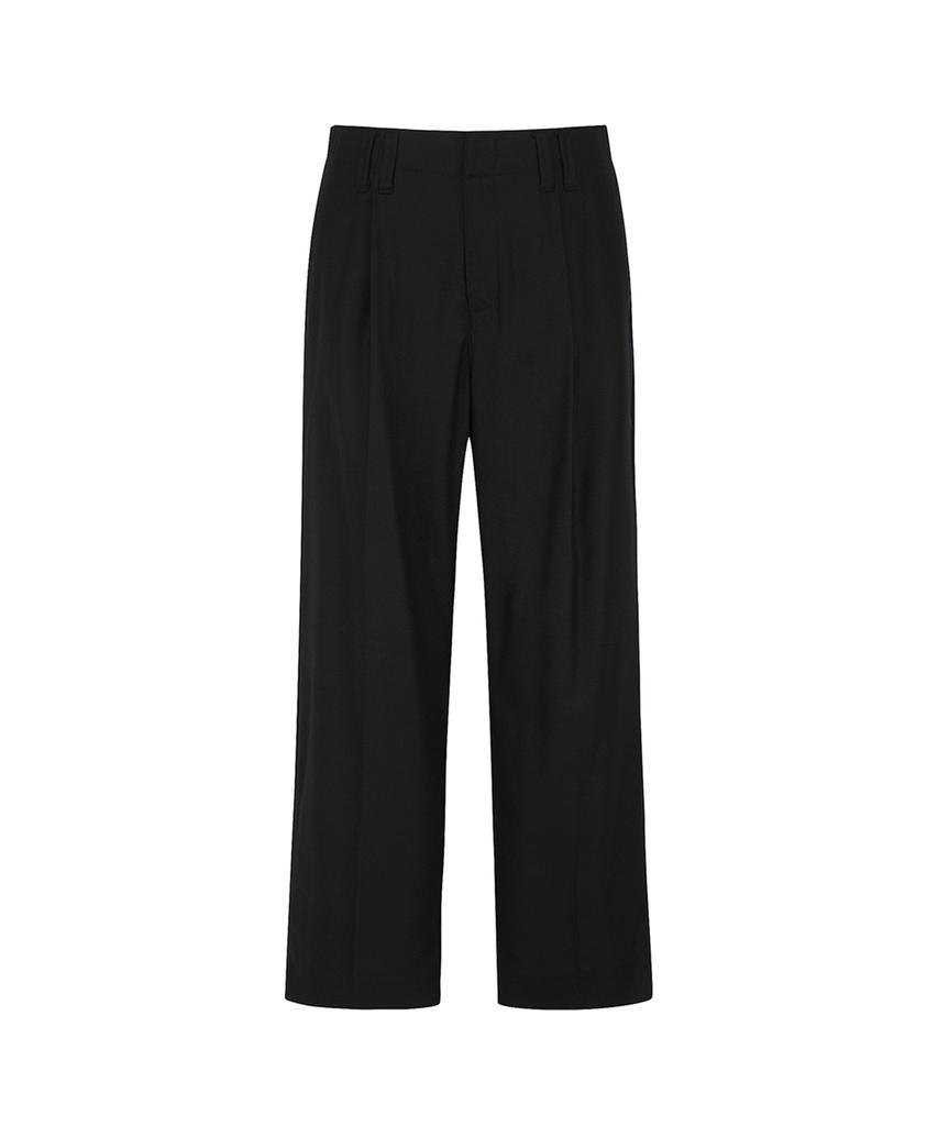SIECLE Loose Wool Trousers (Black)