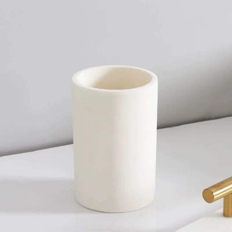 Nordic Ins Bathroom Toiletry Set Household Lotion Bottle Mouthwash Cup Toothbrush Holder Soap Dish Ceramic Soap Dispenser Modern