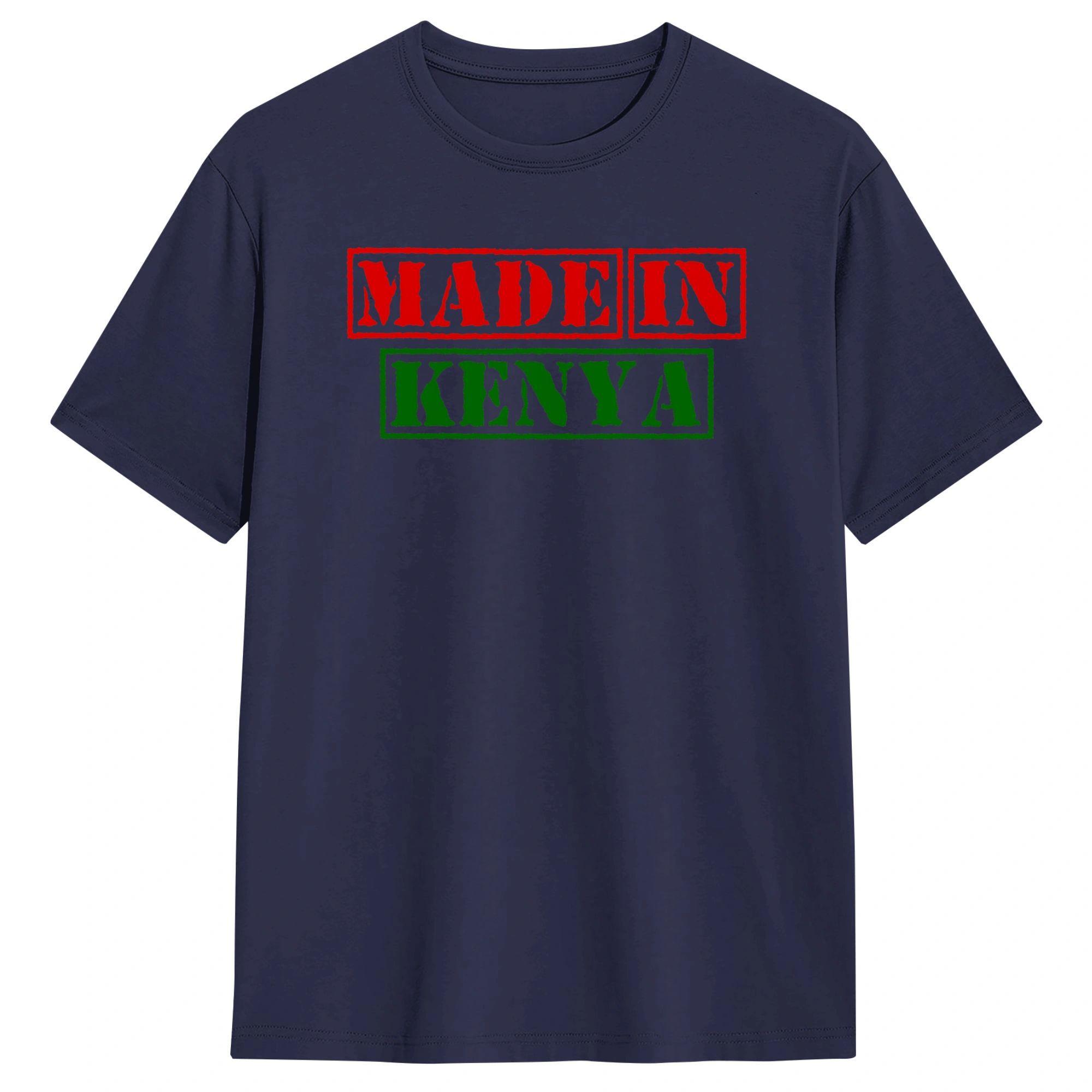 

Made In Kenya Cotton TShirt For Adult Summer Classic TShirts Harajuku Tees Oversized Hot Sale Tops 4XL