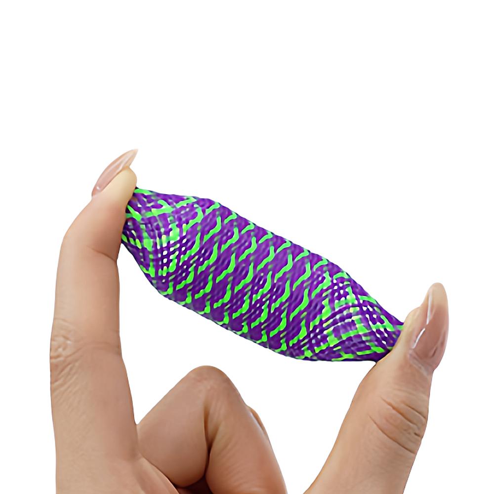Flexible Chew Scratch Spring Toy for Cats - Colorful Stretch Tube Teaser Interactive Kitten Biting Play