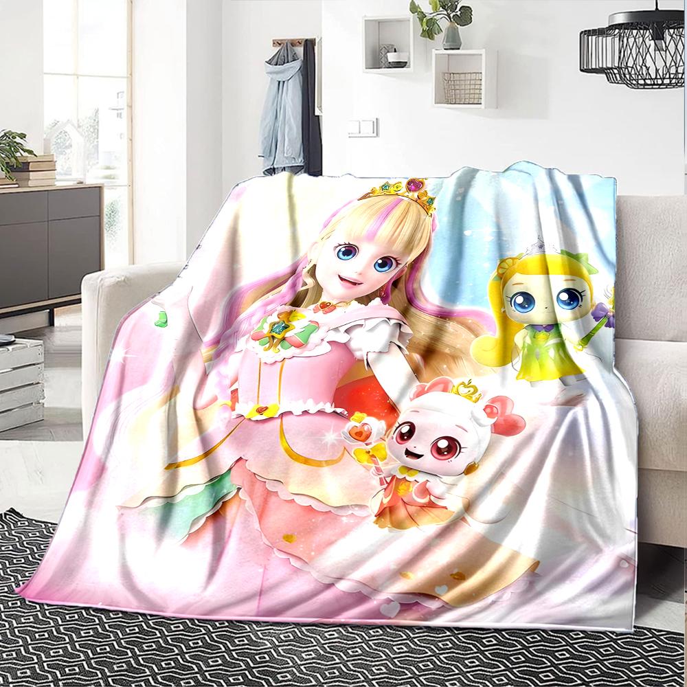 1pc Catch Teenieping Magic Sweethear (3) Blanket, Gift, for Men and Women, Soft Blanket, Good for Sofa Bed Couch Travel, Lightweight Flannel Blanket