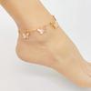Bohemian Fashion Beach Feet Women, Simple Beads Hollow Butterfly Pendant Anklet
