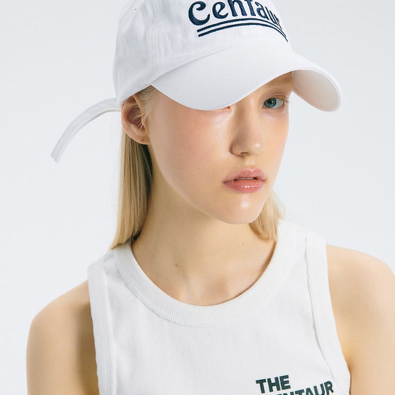 CENTAUR.KR CENTAUR BALL CAP_WHITE